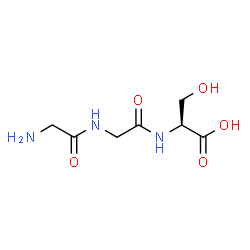 ChemSpider 2D Image | Glycylglycyl-L-serine | C7H13N3O5