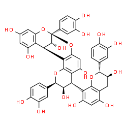 ChemSpider 2D Image | cinnamtannin D-1 | C45H36O18