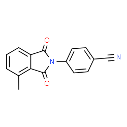 ChemSpider 2D Image | 4-(4-Methyl-1,3-dioxo-1,3-dihydro-2H-isoindol-2-yl)benzonitrile | C16H10N2O2