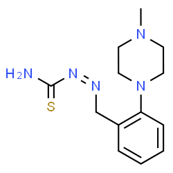 ChemSpider 2D Image | (Z)-2-[2-(4-Methyl-1-piperazinyl)benzyl]diazenecarbothioamide | C13H19N5S