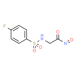 ChemSpider 2D Image | N~2~-[(4-Fluorophenyl)sulfonyl]-N-oxoglycinamide | C8H7FN2O4S