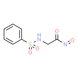 ChemSpider 2D Image | N-Oxo-N~2~-(phenylsulfonyl)glycinamide | C8H8N2O4S