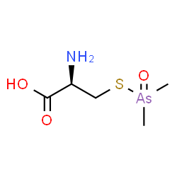 ChemSpider 2D Image | S-(Dimethylarsoryl)-L-cysteine | C5H12AsNO3S