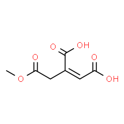 ChemSpider 2D Image | (2Z)-2-(2-Methoxy-2-oxoethyl)-2-butenedioic acid | C7H8O6