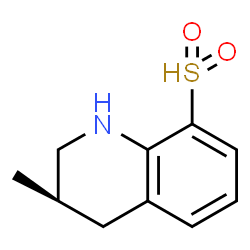 ChemSpider 2D Image | (3R)-8-(Dioxido-lambda~6~-sulfanyl)-3-methyl-1,2,3,4-tetrahydroquinoline | C10H13NO2S