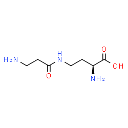 ChemSpider 2D Image | (2S)-4-(beta-Alanylamino)-2-aminobutanoic acid | C7H15N3O3