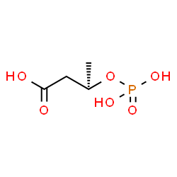 ChemSpider 2D Image | (3R)-3-(Phosphonooxy)butanoic acid | C4H9O6P