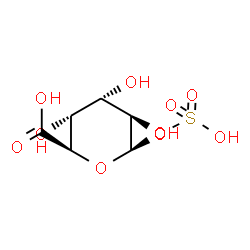 ChemSpider 2D Image | 2-O-Sulfo-beta-L-altropyranuronic acid | C6H10O10S