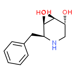 ChemSpider 2D Image | (2S,3R,4S,5R)-2-Benzyl-3,4,5-piperidinetriol | C12H17NO3