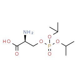ChemSpider 2D Image | O-(Diisopropoxyphosphoryl)-L-serine | C9H20NO6P