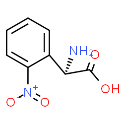 ChemSpider 2D Image | (2R)-Amino(2-nitrophenyl)acetic acid | C8H8N2O4