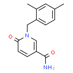 ChemSpider 2D Image | 1-(2,4-Dimethylbenzyl)-6-oxo-1,6-dihydro-3-pyridinecarboxamide | C15H16N2O2