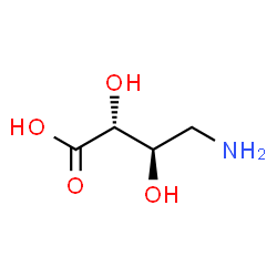 ChemSpider 2D Image | (2R,3R)-4-Amino-2,3-dihydroxybutanoic acid | C4H9NO4