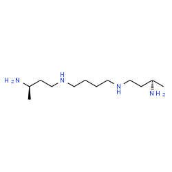 ChemSpider 2D Image | (3R,3'R)-N~1~,N~1~'-1,4-Butanediyldi(1,3-butanediamine) | C12H30N4