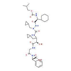 ChemSpider 2D Image | (2s,8r,9s,15s)-15-Cyclohexyl-9,12-Bis(Cyclopropylmethyl)-8-Hydroxy-20-Methyl-4,7,11,14,17-Pentaoxo-2-Phenyl-18-Oxa-3,6,10,12,13,16-Hexaazahenicosan-1-Oic Acid | C35H52N6O9