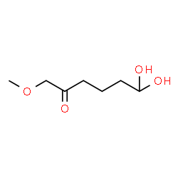 ChemSpider 2D Image | 6,6-Dihydroxy-1-methoxy-2-hexanone | C7H14O4
