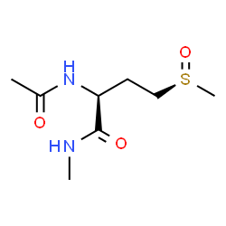 ChemSpider 2D Image | (2S)-2-Acetamido-N-methyl-4-[(S)-methylsulfinyl]butanamide | C8H16N2O3S