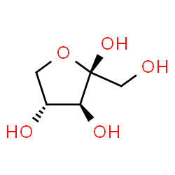 ChemSpider 2D Image | beta-D-Xylulofuranose | C5H10O5