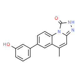 ChemSpider 2D Image | 7-(3-Hydroxyphenyl)-5-methyl[1,2,4]triazolo[4,3-a]quinolin-1(2H)-one | C17H13N3O2