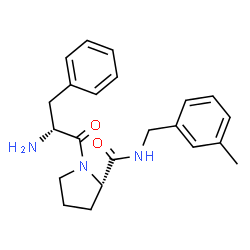 ChemSpider 2D Image | D-Phenylalanyl-N-(3-methylbenzyl)-L-prolinamide | C22H27N3O2
