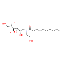 ChemSpider 2D Image | Hega-10 | C18H37NO7
