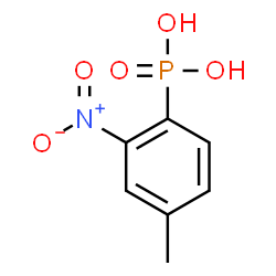 ChemSpider 2D Image | (4-Methyl-2-nitrophenyl)phosphonic acid | C7H8NO5P