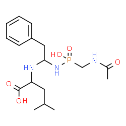 ChemSpider 2D Image | N-(1-{[(Acetamidomethyl)(hydroxy)phosphoryl]amino}-2-phenylethyl)leucine | C17H28N3O5P