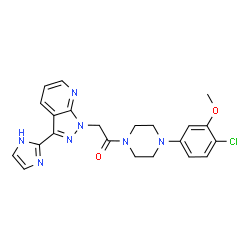 ChemSpider 2D Image | CCX-354 | C22H22ClN7O2