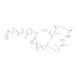 ChemSpider 2D Image | SRTX-b | C110H159N27O34S5