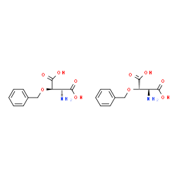 ChemSpider 2D Image | (3R)-3-(Benzyloxy)-D-aspartic acid - (3S)-3-(benzyloxy)-L-aspartic acid (1:1) | C22H26N2O10