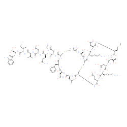 ChemSpider 2D Image | Sarafotoxin S6a | C105H156N28O34S5