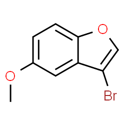 ChemSpider 2D Image | 3-bromo-5-methoxybenzofuran | C9H7BrO2