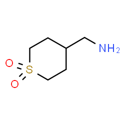 ChemSpider 2D Image | (1,1-Dioxidotetrahydro-2H-thiopyran-4-yl)methanamine | C6H13NO2S