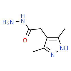 ChemSpider 2D Image | 2-(3,5-Dimethyl-1H-pyrazol-4-yl)acetohydrazide | C7H12N4O
