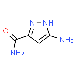 ChemSpider 2D Image | 5-AMINOPYRAZOLE-3-CARBOXAMIDE | C4H6N4O