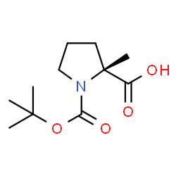ChemSpider 2D Image | (R)-Boc-2-methylproline | C11H19NO4