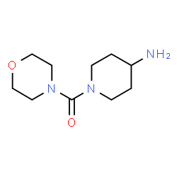 ChemSpider 2D Image | (4-Amino-1-piperidinyl)(4-morpholinyl)methanone | C10H19N3O2