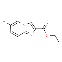 ChemSpider 2D Image | Ethyl 6-fluoroimidazo[1,2-a]pyridine-2-carboxylate | C10H9FN2O2