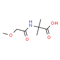 ChemSpider 2D Image | N-(Methoxyacetyl)-2-methylalanine | C7H13NO4