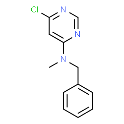 ChemSpider 2D Image | N-Benzyl-6-chloro-N-methyl-4-pyrimidinamine | C12H12ClN3