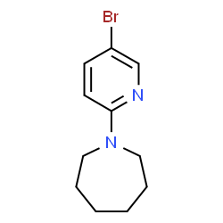 ChemSpider 2D Image | 1-(5-Bromo-2-pyridinyl)azepane | C11H15BrN2