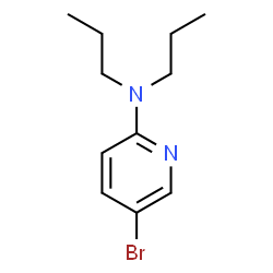 ChemSpider 2D Image | 5-Bromo-N,N-dipropyl-2-pyridinamine | C11H17BrN2