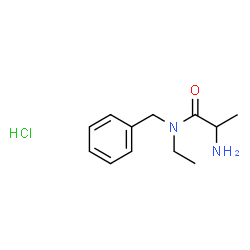 ChemSpider 2D Image | N-Benzyl-N-ethylalaninamide hydrochloride (1:1) | C12H19ClN2O