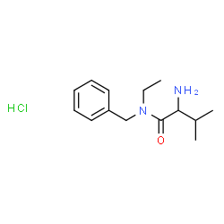ChemSpider 2D Image | N-Benzyl-N-ethylvalinamide hydrochloride (1:1) | C14H23ClN2O