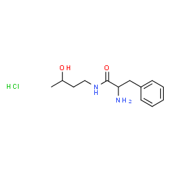 ChemSpider 2D Image | N-(3-Hydroxybutyl)phenylalaninamide hydrochloride (1:1) | C13H21ClN2O2