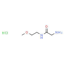ChemSpider 2D Image | 2-amino-N-(2-methoxyethyl)acetamide hydrochloride | C5H13ClN2O2