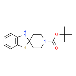 ChemSpider 2D Image | tert-butyl 3H-spiro[benzo[d]thiazole-2,4'-piperidine]-1'-carboxylate | C16H22N2O2S