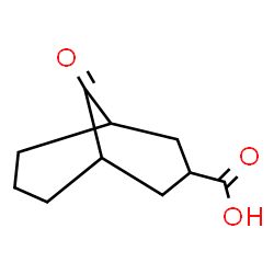 ChemSpider 2D Image | 9-Oxobicyclo[3.3.1]nonane-3-carboxylic acid | C10H14O3