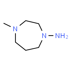 ChemSpider 2D Image | 4-Methyl-1,4-diazepan-1-amine | C6H15N3