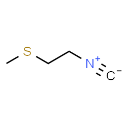 ChemSpider 2D Image | 1-Isocyano-2-(methylsulfanyl)ethane | C4H7NS